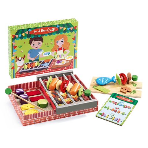 DJECO - P'ti set - Jeu Joe & Max Grill - 4 ans + [DJ06543]