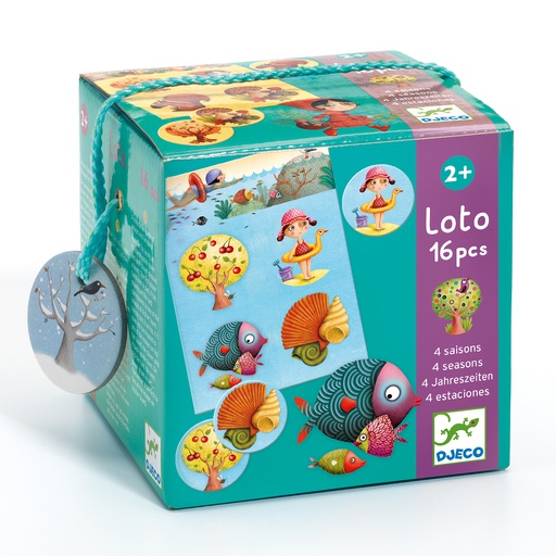 DJECO - Loto 4 saisons 16 pcs - 2 ans + [DJ08123]