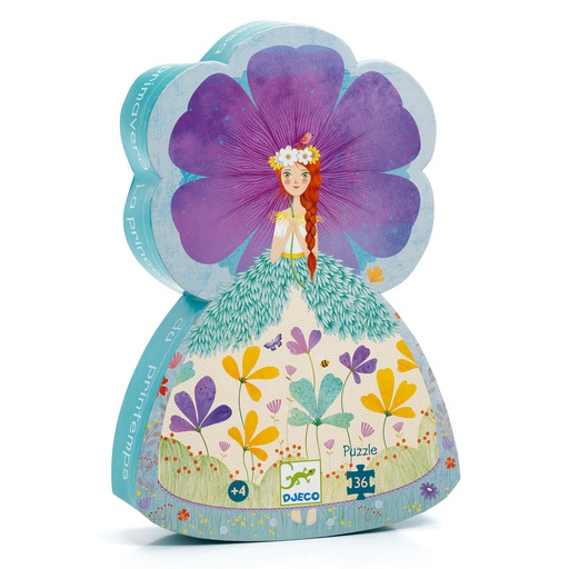 [DJ07238] DJECO - Puzzle la princesse du printemps 36 pcs - 4 ans +