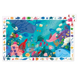 DJECO - Puzzle Aquatique 54 pcs - 4 ans +