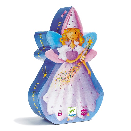 DJECO - Puzzle La fée et la licorne 36 pcs - 4 ans + [DJ07225]