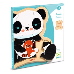 DJECO - Puzzle Panda 9 pcs - 2 ans +