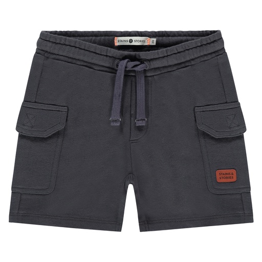 STAINS & STORIES (BY BABYFACE) - Short garçon - Dark Grey