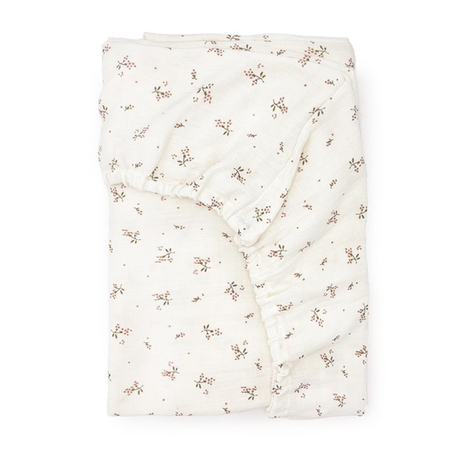 Babyshower - Drap housse lit 60x120cm - Roseberry [FTCRROB]