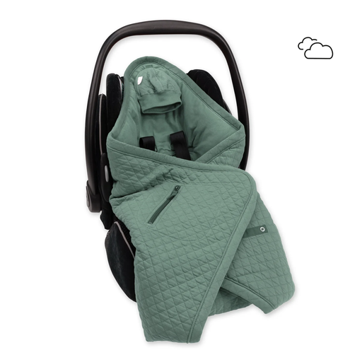 Bemini - Nid d'ange biside 0-12M Quilted + Jersey - Green [492QUILT78QU]