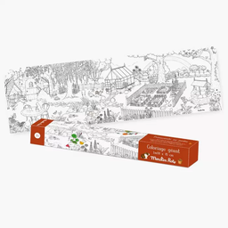 Moulin Roty - Coloriage Géant - Le jardinier