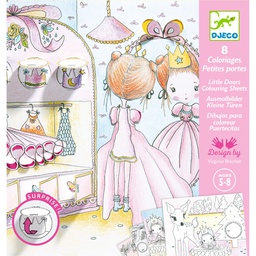 DJECO - 8 coloriages Les petites portes de Pupi - 5 à 8 ans