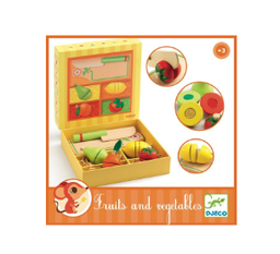 DJECO - Set de fruits et légumes à découper - 2 ans et +