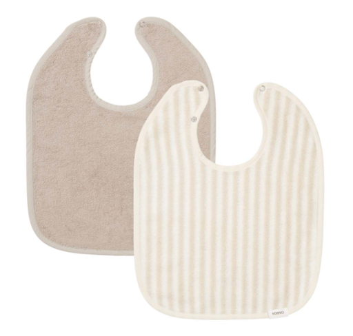 Koeka - Pack de 2 Bavoirs - Playa sand/clay