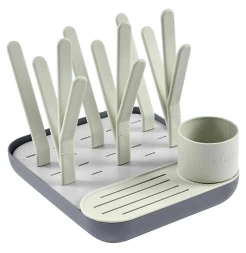 [911729] Beaba - Egoutte biberons Forêt - Vert/gris