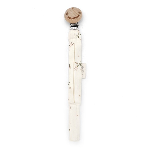 Babyshower - Attache-tétine Wood - Roseberry [WOODROB]