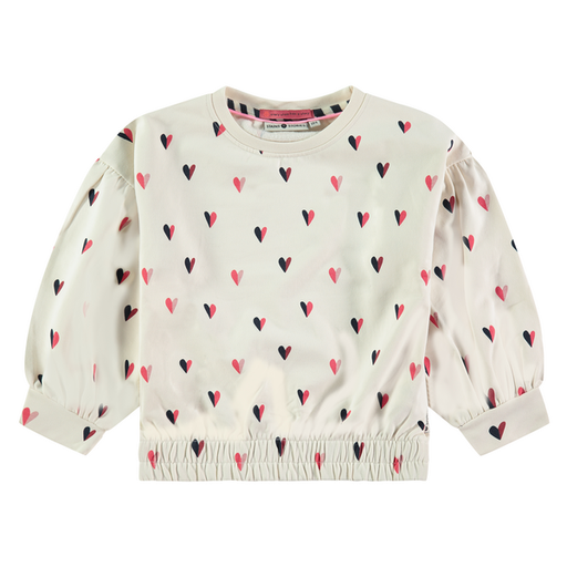 Stains & Stories (by Babyface) - Pull coeurs - Creme