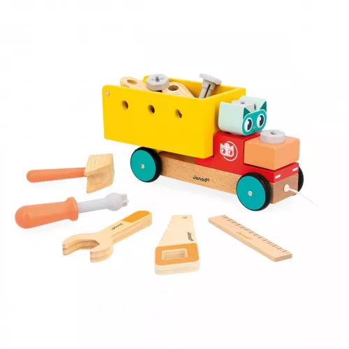 Janod - Camion à Tirer Brico'Kids [J06451]