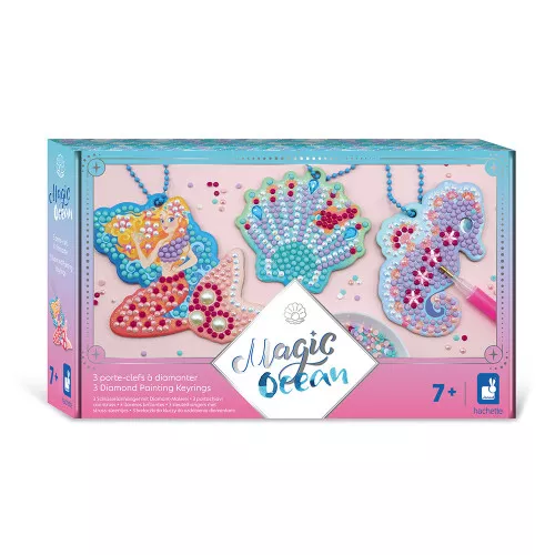 Janod - Magic Ocean - 3 Porte-Clefs A Diamanter [J07793]