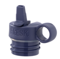 Fresk - Bouchon de rechange + paille neuve pour gourdes - Bleu Marine [LID411]