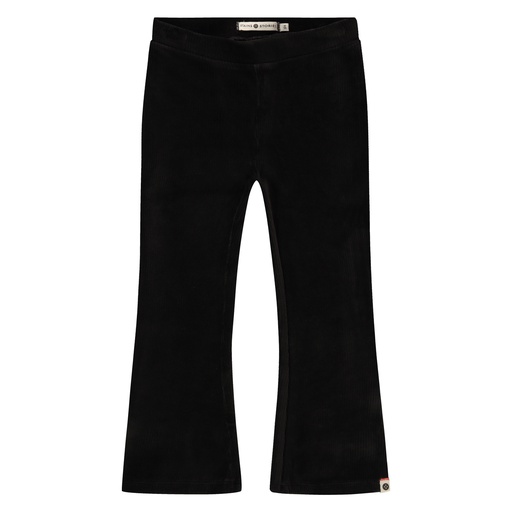 STAINS & STORIES (BY BABYFACE) - Pantalon flare en velours - Nearly Black