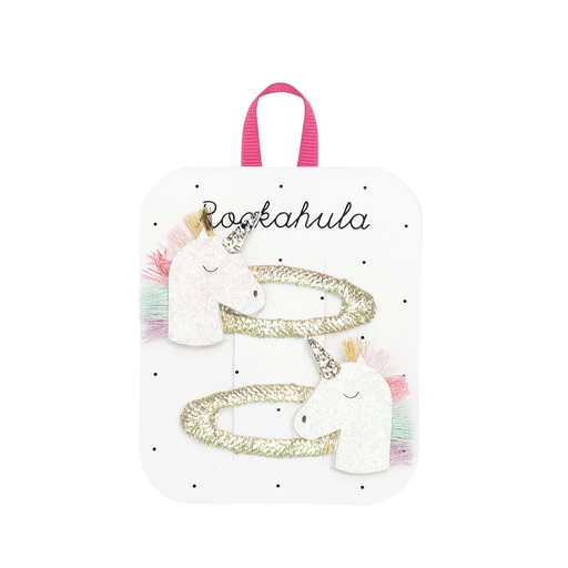 Rockahula - Lot de 2 pinces à cheveux - Rainbow Unicorn [H2245W]