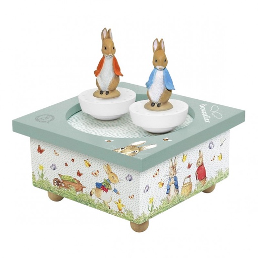 [S95860] Trousselier - La boîte à musique Dancing - Peter Rabbit