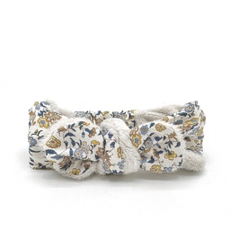 [TRF3ASH] Babyshower - Turban Bébé 1-3 mois - polaire - Liberty Aisha