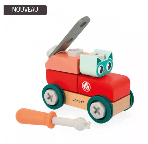 Janod - Voiture chat à bricoler Brico'Kids [J06452]