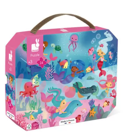 [J02613] Janod - Puzzle Les Sirènes - 24 pièces