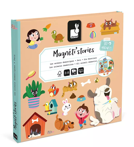 Janod - Magnéti'stories - Les animaux domestiques [J05457]