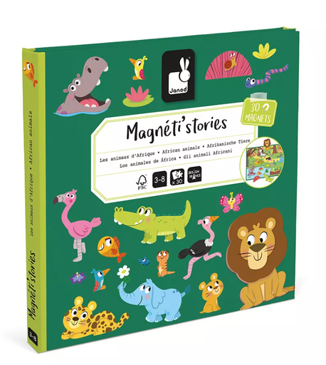 Janod - Magnéti'stories - Les animaux d'Afrique [J05456]
