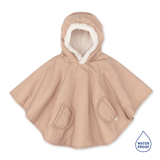Bemini - Poncho de Voyage 9-36m - Waterproof + Teddy - Naturel [383RAINY85HU]