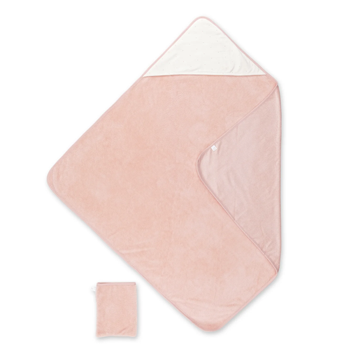 Bemini - Cape de Bain - 90x90 cm - Bamboo - Small Print Blush [370CHOUX44BU]