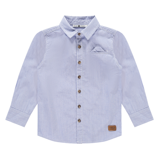 STAINS & STORIES (BY BABYFACE) - Chemise lignée - Light Blue