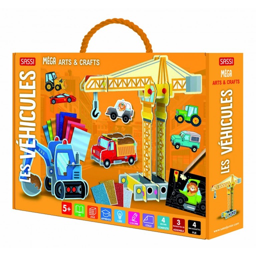 Sassi -  Méga Arts & Crafts - Les véhicules
