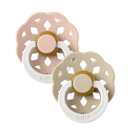 Bibs - Pack 2 - Boheme - Blush/Vanilla - Glow - Taille 1 - Rondes