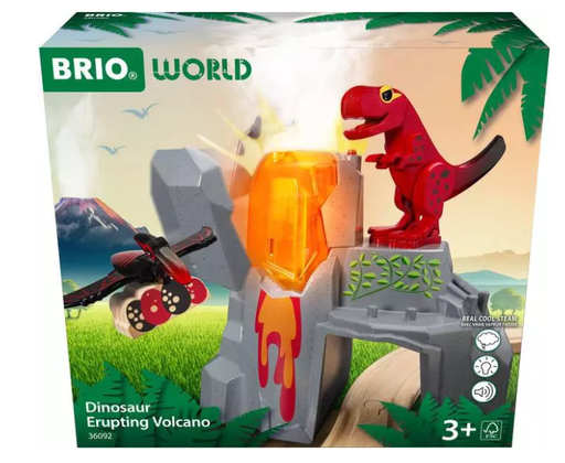 Brio - Volcan Dinosaure en éruption - 3 ans +