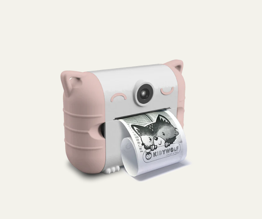 KIDYWOLF - KIDYPRINT - Appareil photo à impression thermique - Rose