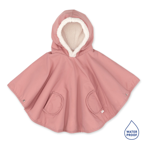 Bemini - Poncho de Voyage 9-36m - Waterproof + Teddy - Hibiscus [383RAINY55HU]