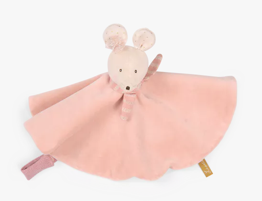 Moulin Roty - Doudou souris rose - Attache Tétine [667015]