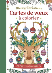 Chantecler - Cartes de voeux à colorier - Merry Christmas