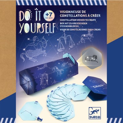 DJECO - Do It Yourself - Visionneuse de constellations à créer - 7 ans + [DJ07985]
