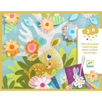 DJECO - Créer avec du papier - Avec du buvard - 3 à 6 ans [DJ00082]