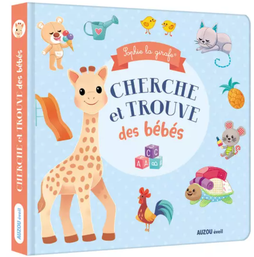 Auzou - Sophie la girafe - Cherche & trouve des bebes