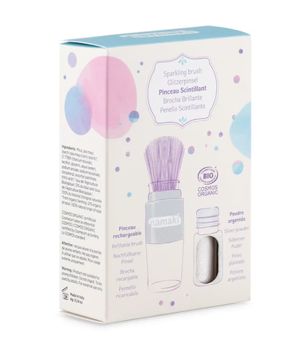 Namaki -  Pinceau rechargeable et Poudre argentée [110104]