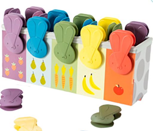 [13215] Taf Toys - Jeu de tri - Pinces lapin - 18 mois +