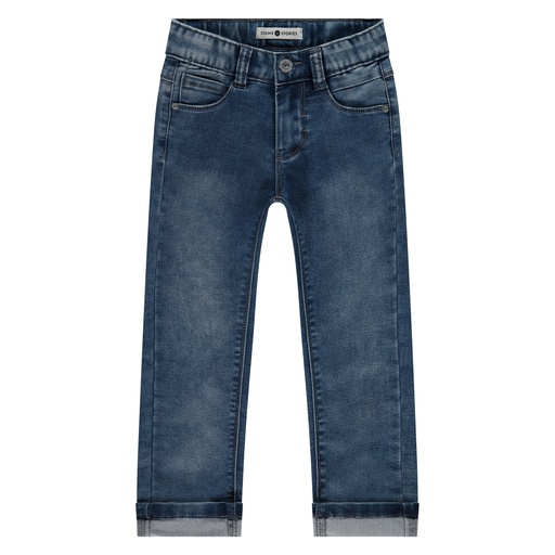 STAINS & STORIES (BY BABYFACE) - Pantalon garçon - Medium blue denim