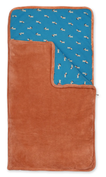 [135BMINI40SF] Bemini - Camping bag 70x140 Tog 3 pady softy + jersey - Noisette