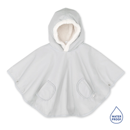 [383RAINY90HU] Bemini - Poncho de Voyage 9-36m - Waterproof + Teddy - Plum