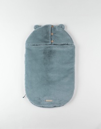 [BB2427.07] Noukie's - Nid d'ange Jersey et fausse fourrure - Bleu