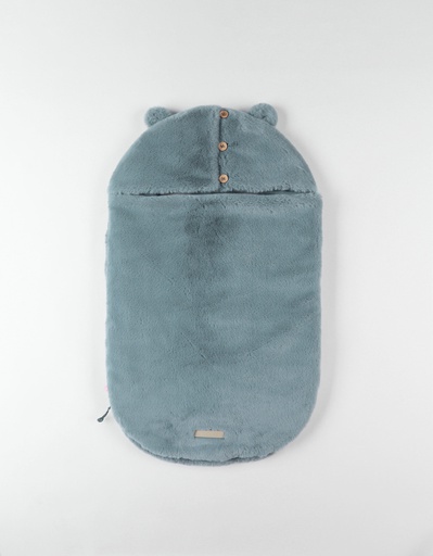 Noukie's - Nid d'ange Jersey et fausse fourrure - Bleu [BB2427.07]