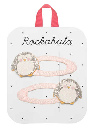 Rockahula - Lot de 2 pinces à cheveux - Pingouins