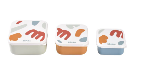 Béaba - Set de 3 boîtes à goûter - Playful