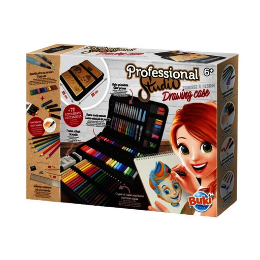 [BU5436] Buki - Professional Studio - Trousse à dessin - 6 ans +